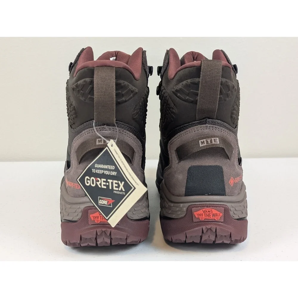 VANS MTE Crestline GORE-TEX Boots Bitter Chocolate Brown GTX Men's Size 8